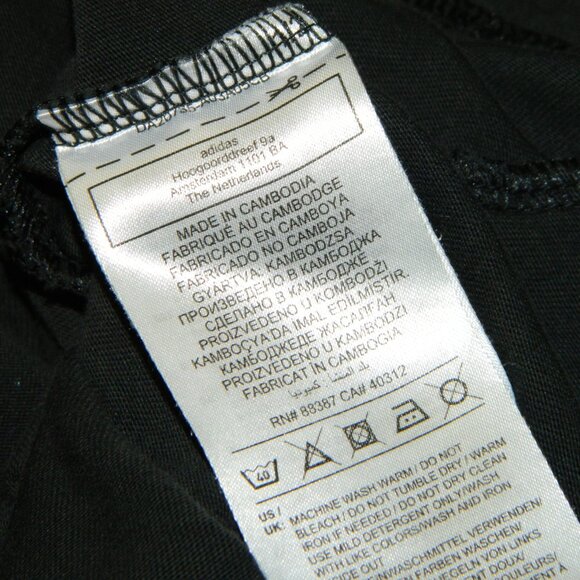Adidas Men’s Black Soccer T-Shirt for “Deutscher Fussball-Bund” Size XL - Picture 14 of 15